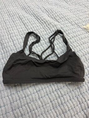 lululemon athletica Black Strappy Sports Bra